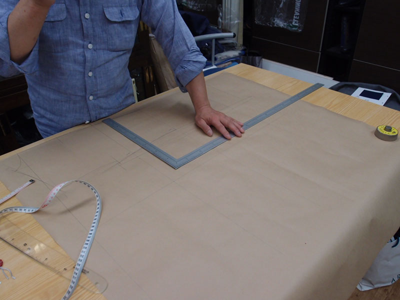 型紙作製 型紙作製